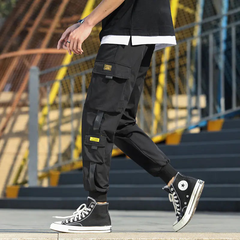 Cropped Cargo Trousers